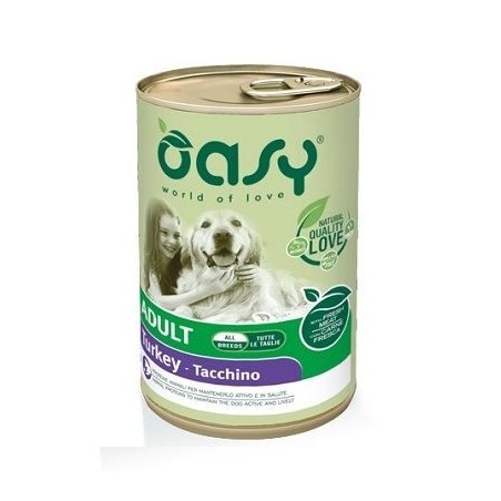 oasy dog adult pate' tacchino 400 gr