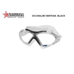 occhialini ventosa abysstar 50073bk colore black per piscina