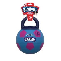 palla Soccer Ball Blue Gigwi Jumball  gioco per cane