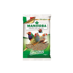 alimento per uccelli esotici con semi e biscotto vitaminizzato