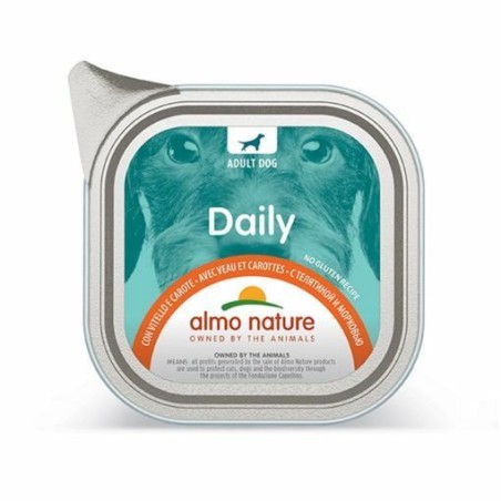 almo nature daily adult dog con vitello e carote 100 g