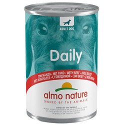 almo nature dog daily manzo