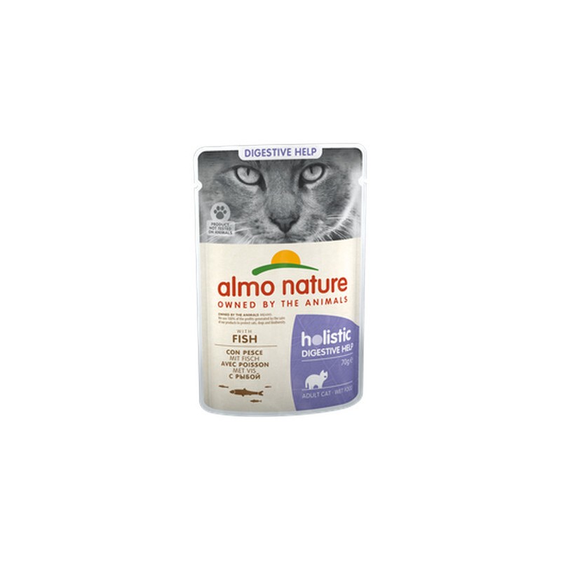 almo nature holistic digestive help adult cat con pesce