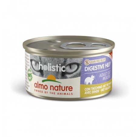 almo nature holistic digestive help adult mousse con tacchino