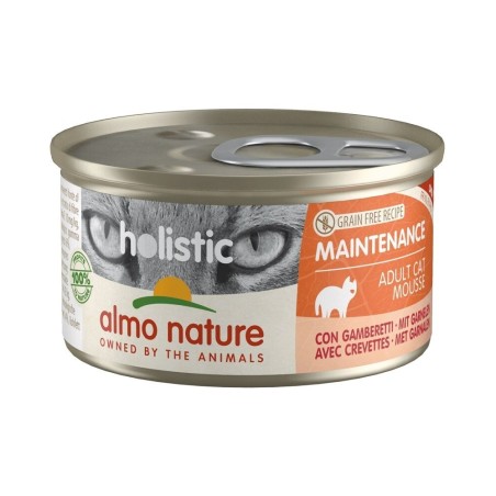 almo nature holistic maintenance adult mousse con gamberetti