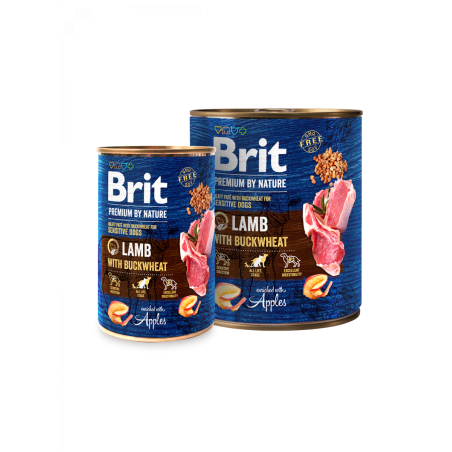 brit care premium by nature patÃ© agnello con grano saraceno