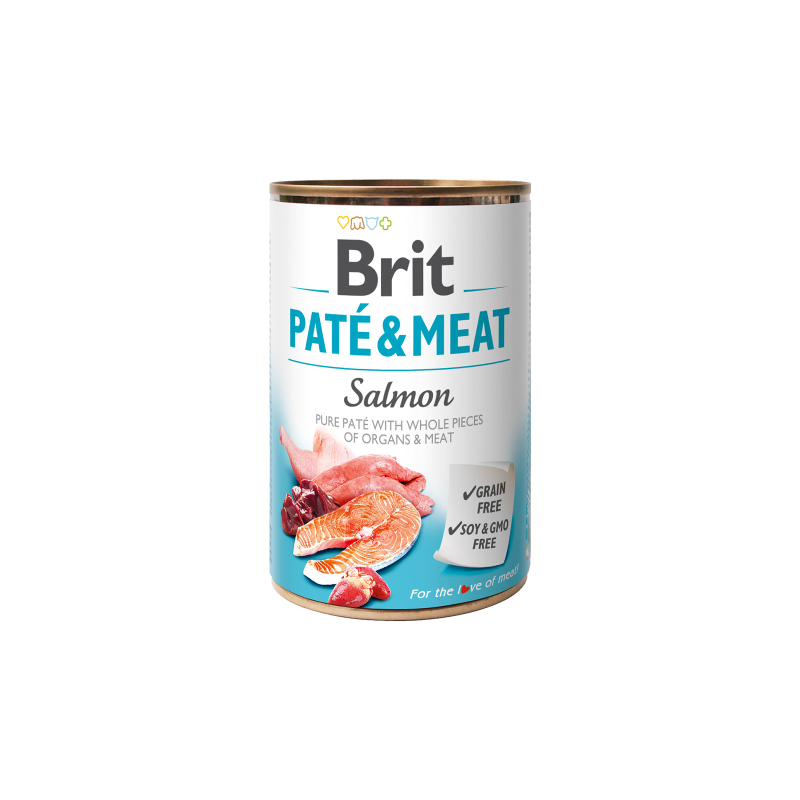 brit patÃ© & meat salmone 400g