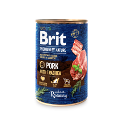 brit premium by nature pork with trachea