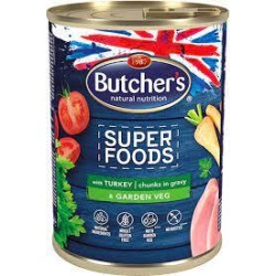butcherâ€™s super foods bocconcini in salsa con carne di tacchino e verdure 400g
