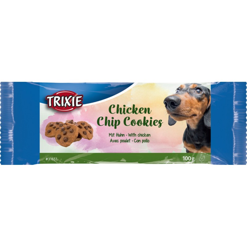 cookies chicken chip snack per cani