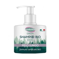 inodorina green shampoo bio per cane a pelo lungo