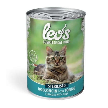leo's gatto sterilized con tonno 415g