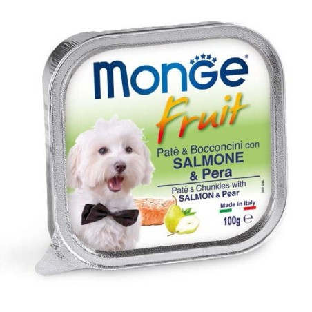 monge fruit dog patÃ¨ salmone e pera 100gr