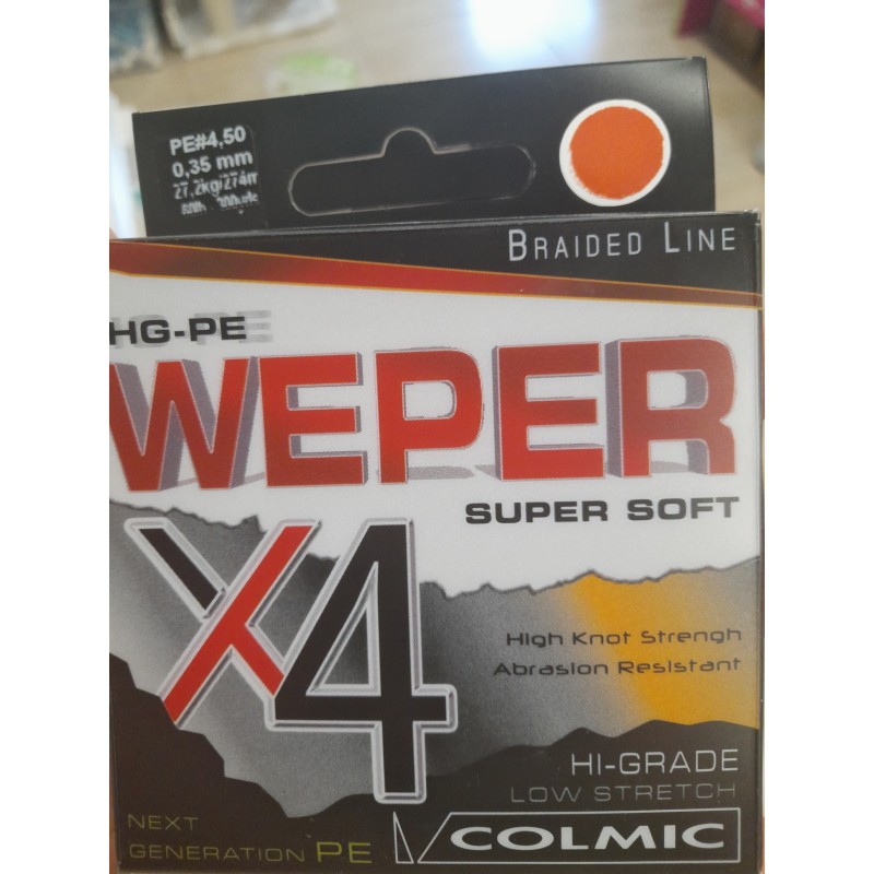 x4 weper super soft hg-pe 0.35 colmic