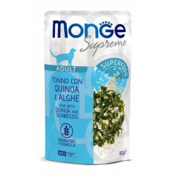 monge supreme adult tonno con quinoa e alghe