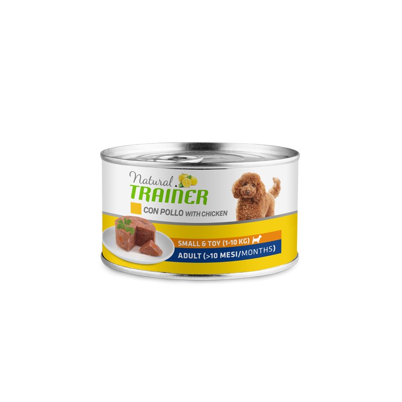 natural trainer  adult small e toy pollo 150 gr